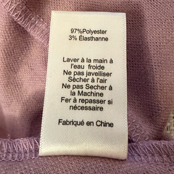 EUC ASTR Aria Pink/Lilac Gingham Print Bodysuit Size M - Picture 6 of 6